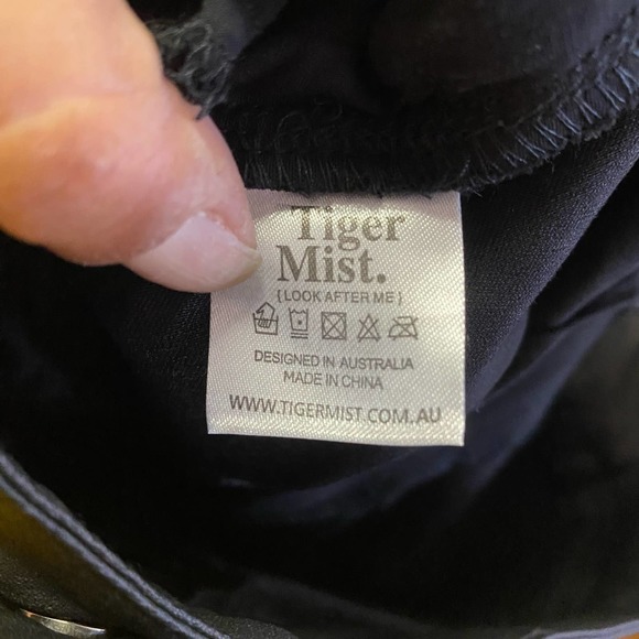 Tiger Mist Black Vegan Goth Coastal Dark Academia Whimsigoth Cargo Joggers… - Picture 7 of 8